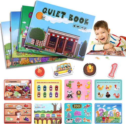 Kids Montessori Busy Learning Book (Free Delivery + COD Available)