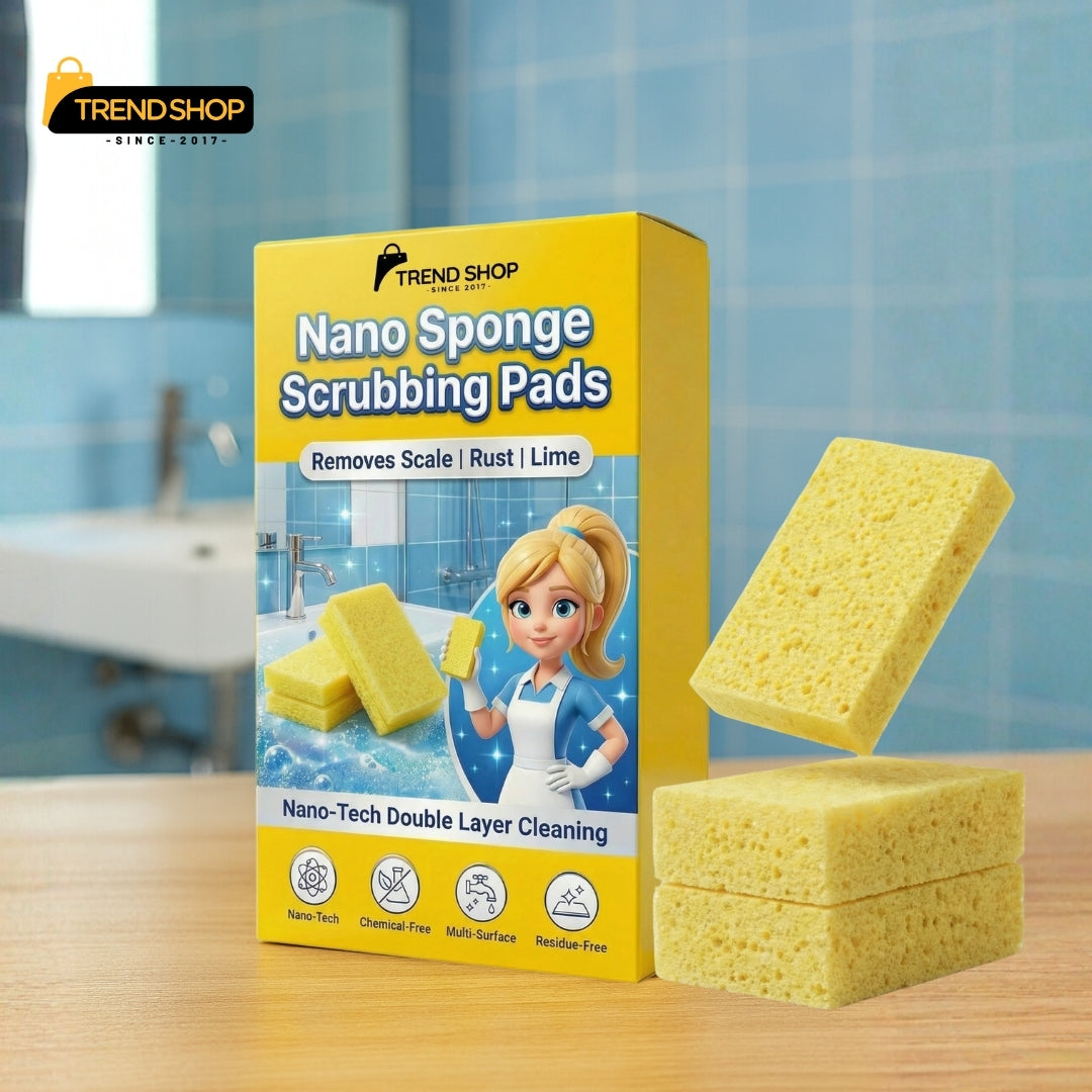 Nano Sponge Scrubbing Pads – Removes Stains, Dirt & Grease Instantly
