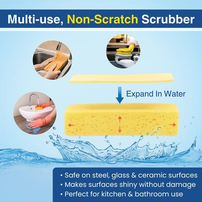 Nano Sponge Scrubbing Pads – Removes Stains, Dirt & Grease Instantly