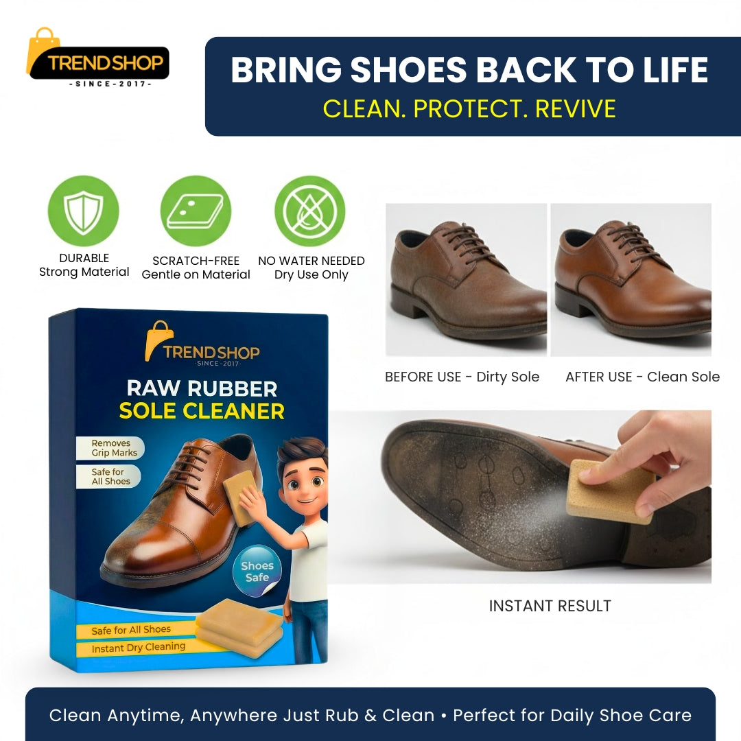 Raw Rubber Sole Cleaning Pad - For Shoes and Sneakers