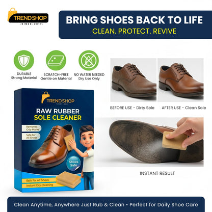 Raw Rubber Sole Cleaning Pad - For Shoes and Sneakers