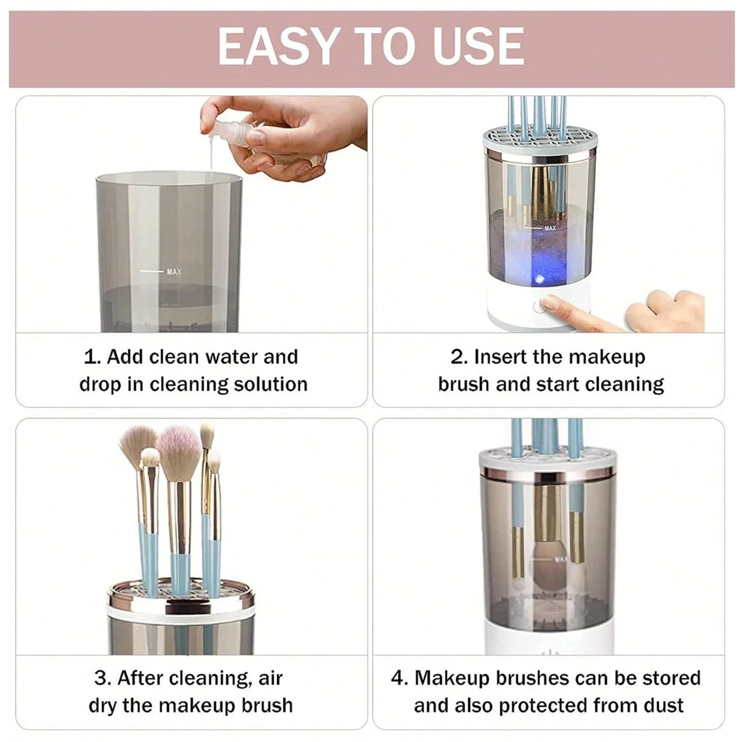 Multipurpose Makeup Brush Cleaner