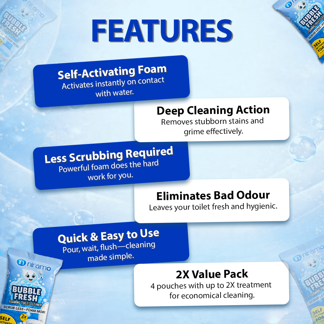 Niramo Bubble Fresh Toilet Cleaner