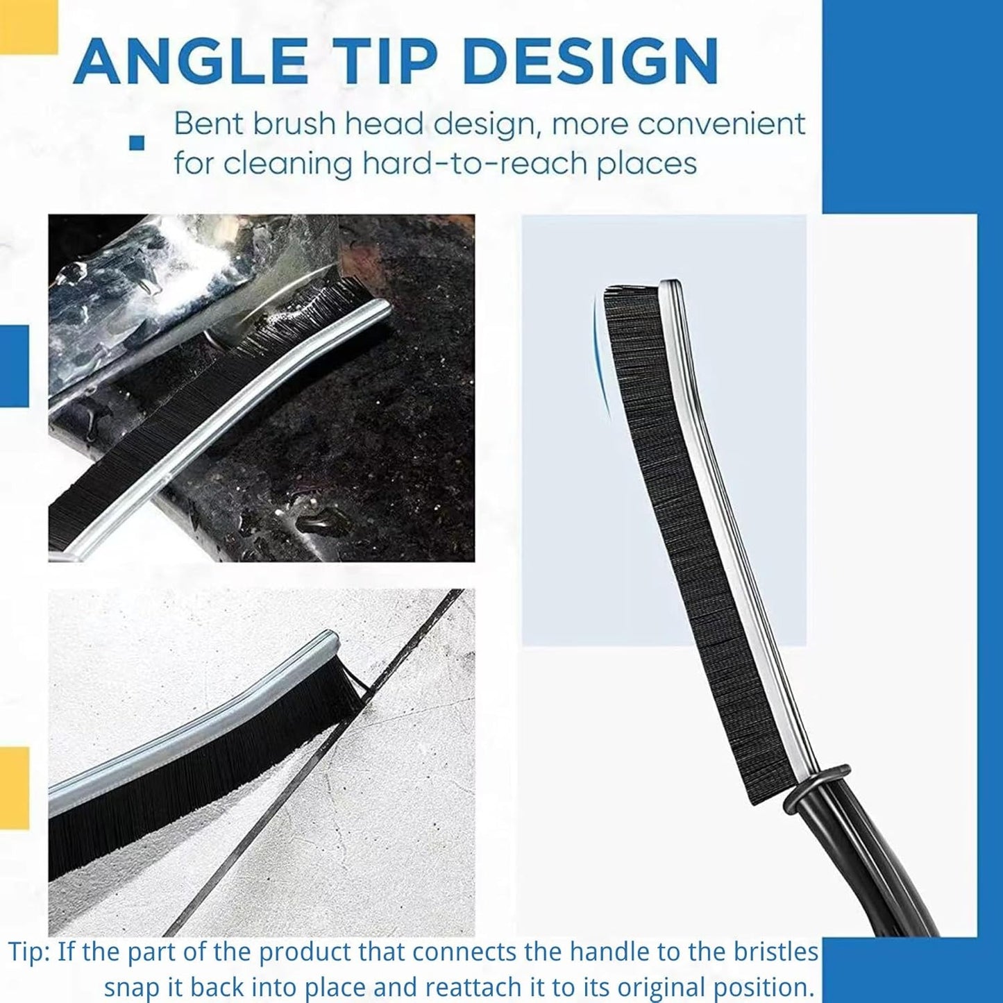 Home Cleaning Brush - Hard-Bristled Cleaning Brush