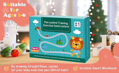 ABC & 123 Trace Practice Book - Magic Tracing Workbook