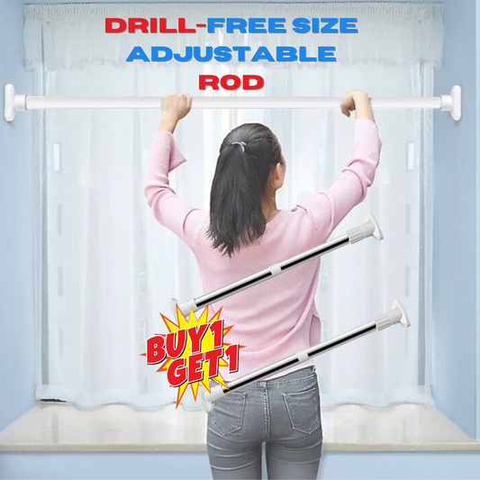 Multifunctional Drill- free Adjustable Rod | Stainless steel | Perfect home essential
