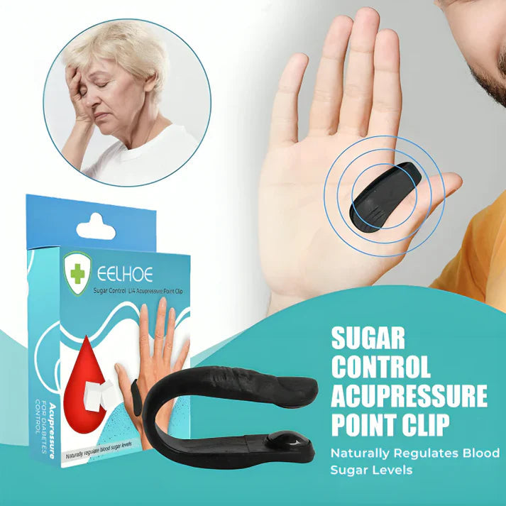 Anti Sugar LI4 Acupressure Point Relief Clip | Diabetes Relief Clip (Buy 1 Get 1 Offer)