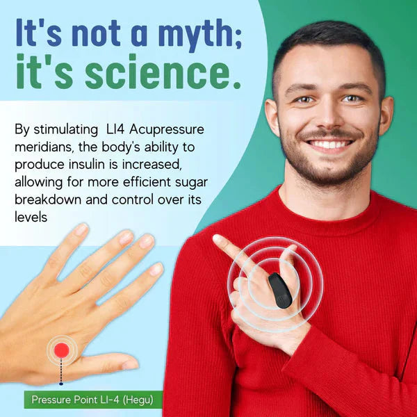 Anti Sugar LI4 Acupressure Point Relief Clip | Diabetes Relief Clip (Buy 1 Get 1 Offer)